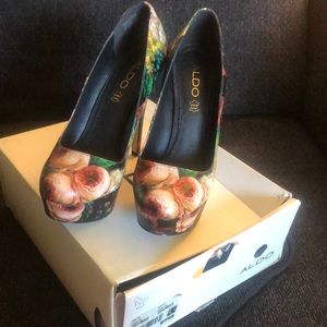 ❤️SOLS❤️ Aldo Prue platform super high heels